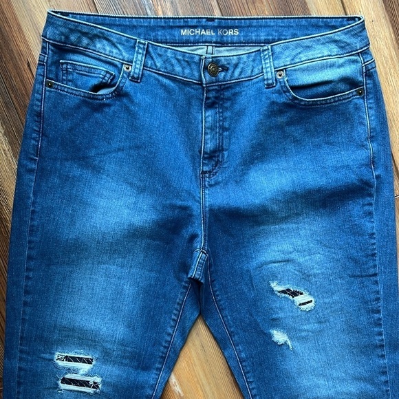 Michael Kors Dillon relaxed Jeans size 10 - Picture 2 of 10
